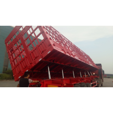 Low-Price Side Wall Dump Trailer Side Tipper Trailer